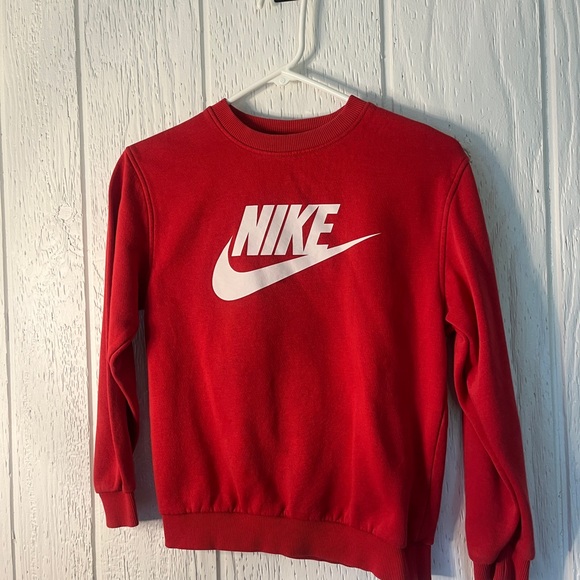 Nike Bold Red Crewneck Sweatshirt - Picture 1 of 4